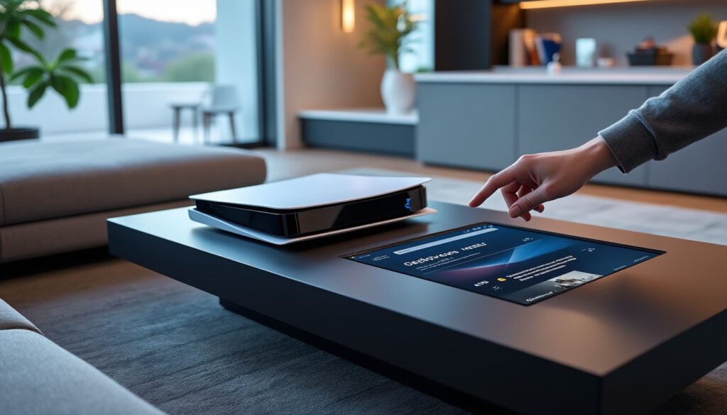 découvrez comment accéder facilement au navigateur web sur votre ps5 en utilisant un écran interactif tactile, pour une navigation simple et intuitive.