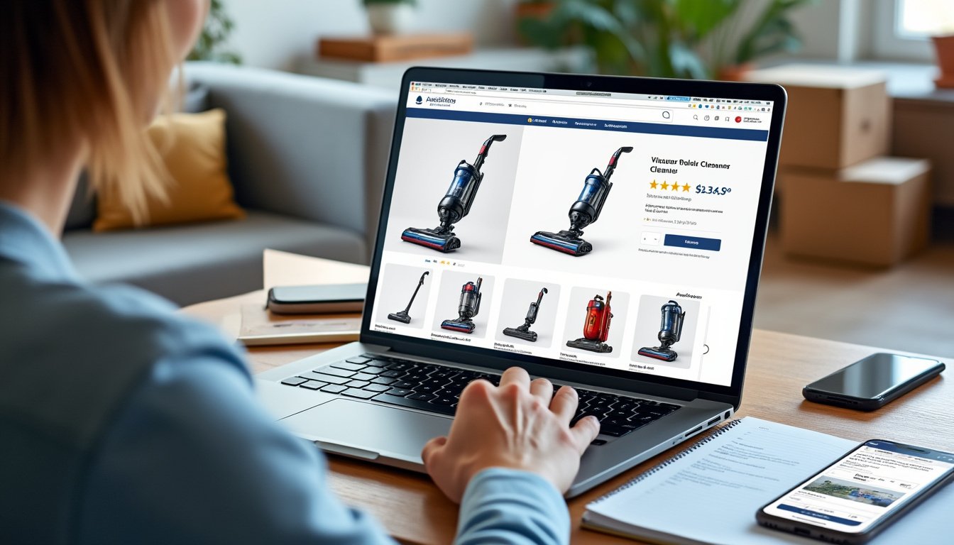 Acheter un aspirateur en ligne : comment repérer les bonnes infos et éviter les pièges courants ?