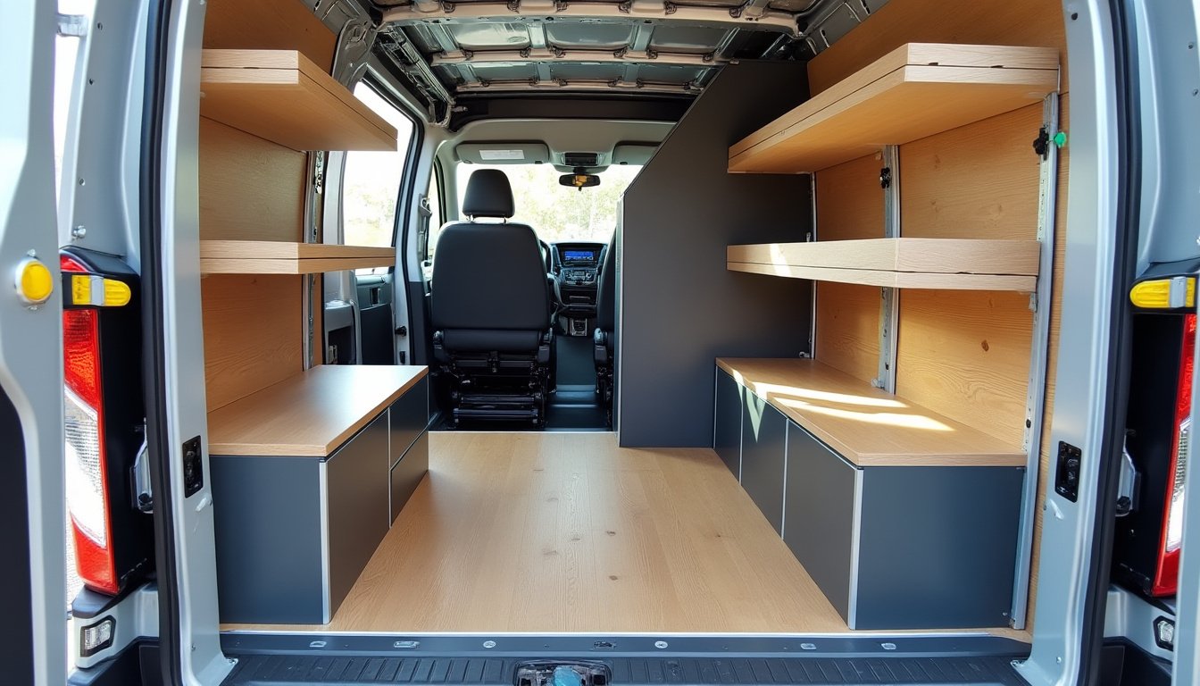 Comment fixer les rangements dans un fourgon sans abîmer la carrosserie ?